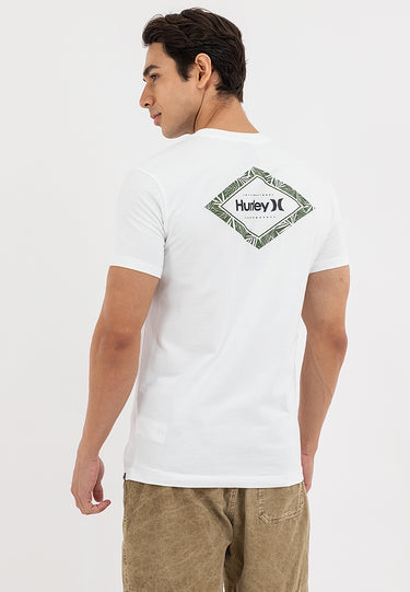 Diamond Tropical Logo Graphic Tee Off White