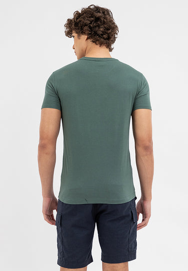 Square Bold Logo Tee Turf Green