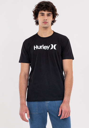 HURLEY LOGO Men's Black Graphic Tee
