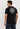 Logo Trademark Established Ninety Nine Graphic Tee Black