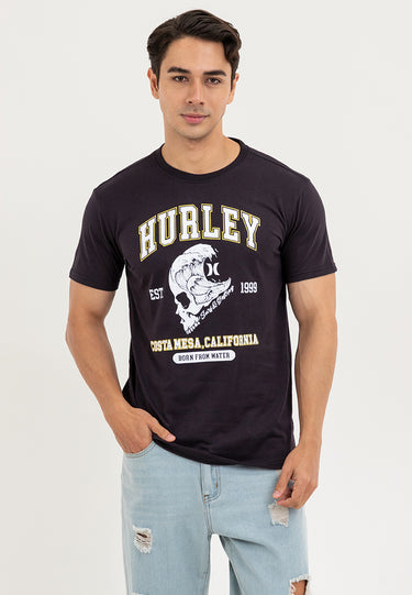 HURLEY Men's Black Bean Graphic Tee