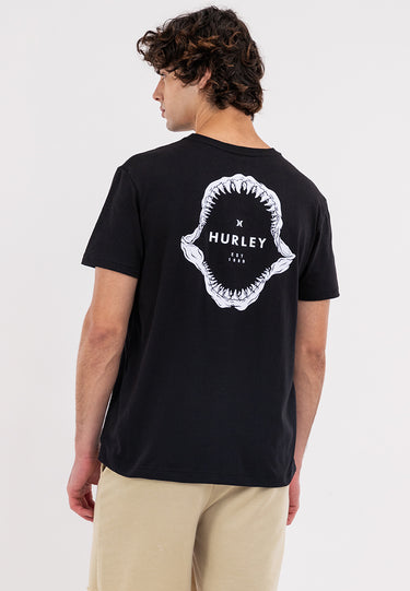 WHITE SHARK Men's Black Graphic Tee