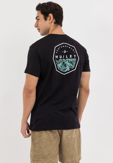 Octa Tropical Logo Graphic Tee Black