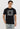Square Tropical Logo Graphic Tee Black