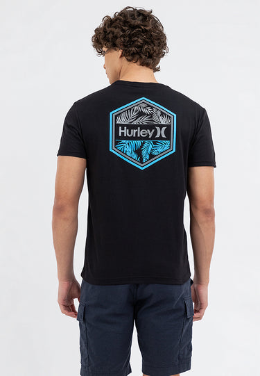 Hexa Tropical Logo Tee Black