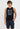 Tropical Leaves Muscle Tank Black