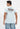 BACK SCRIPT GRAPHIC TEE Delicate Blue