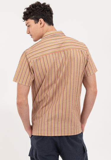Logo Patch Button Down Shirt