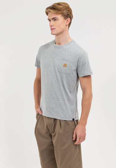 Pocket Tee with Logo Patch