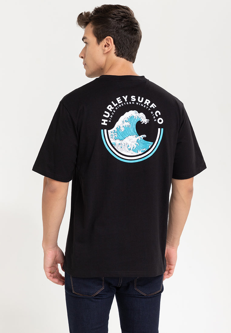Men's Black Surf Co Graphic Tee