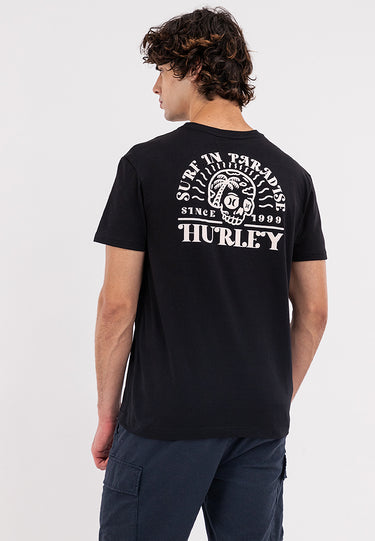 WHITE SKULL Men's Black Graphic Tee